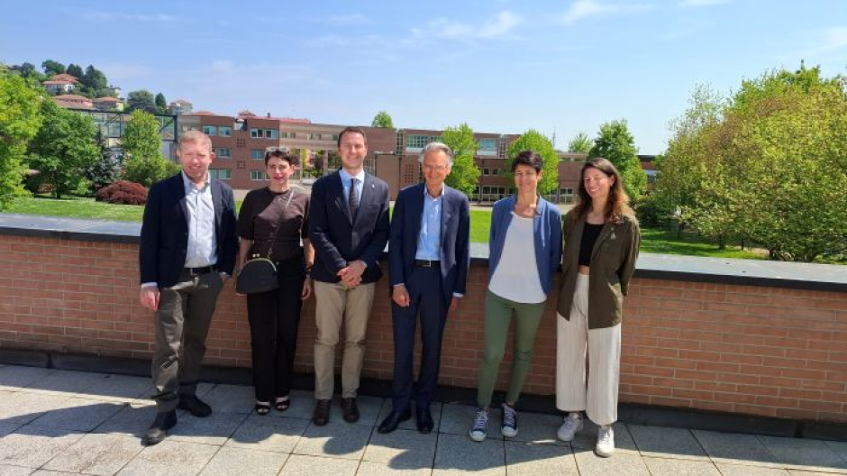 Il rettore del politecnico in visita a Città Studi Biella